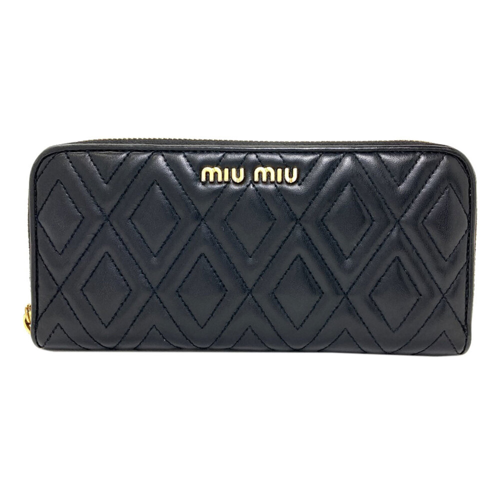 Miu Miu Miu quilted leather long wallet for women